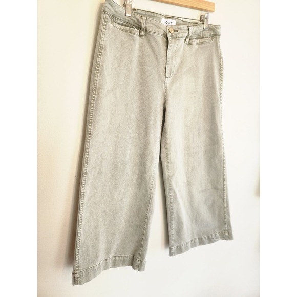 OAT light green Wide Leg Crop size 32 - Picture 6 of 13